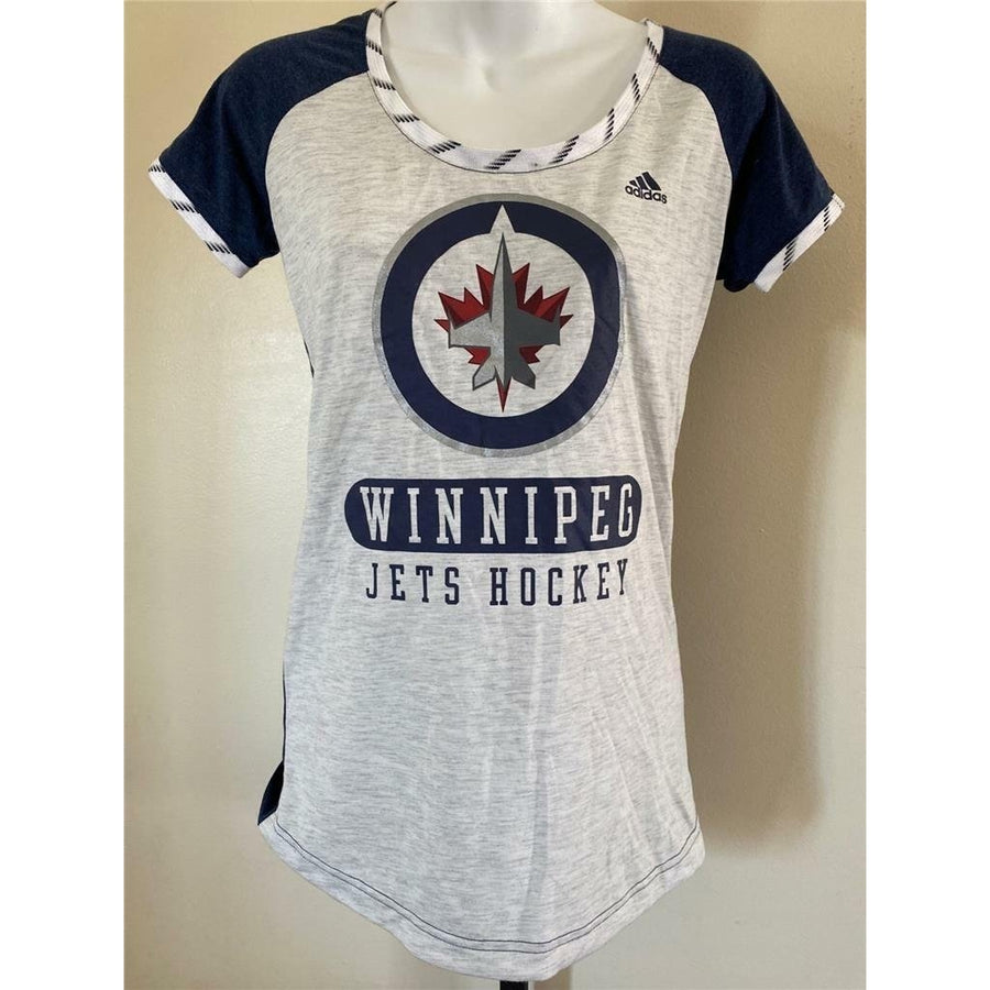 Winnipeg Jets Womens Size S Small White Shirt Image 1