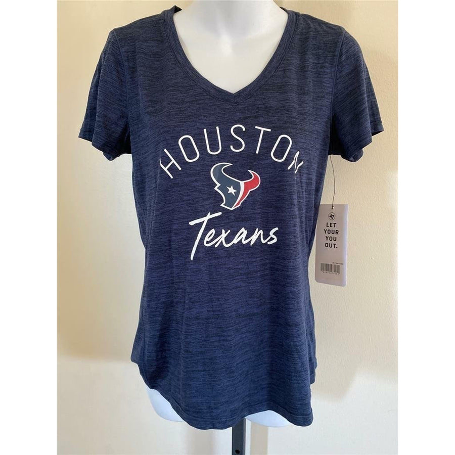 Houston Texans Womens Size S Small Blue Shirt Image 1