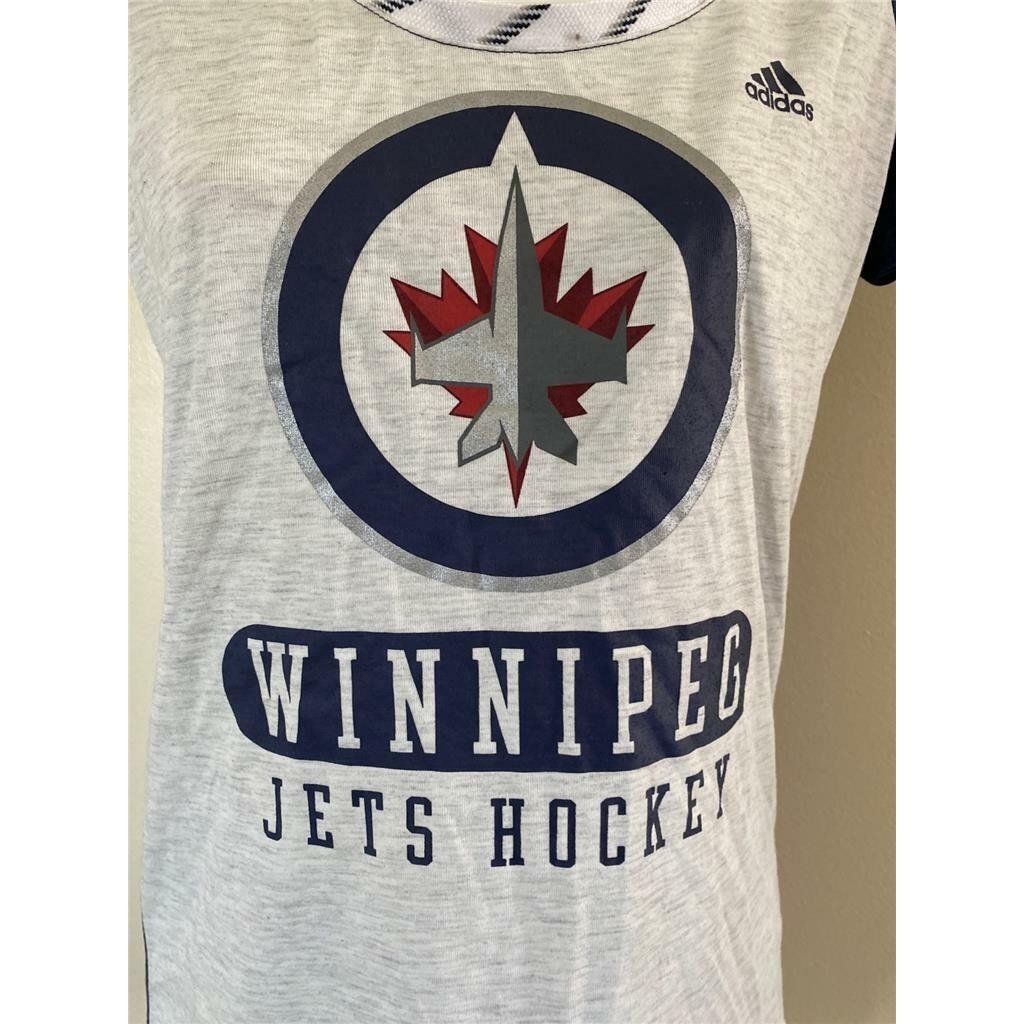 Winnipeg Jets Womens Size S Small White Shirt Image 3