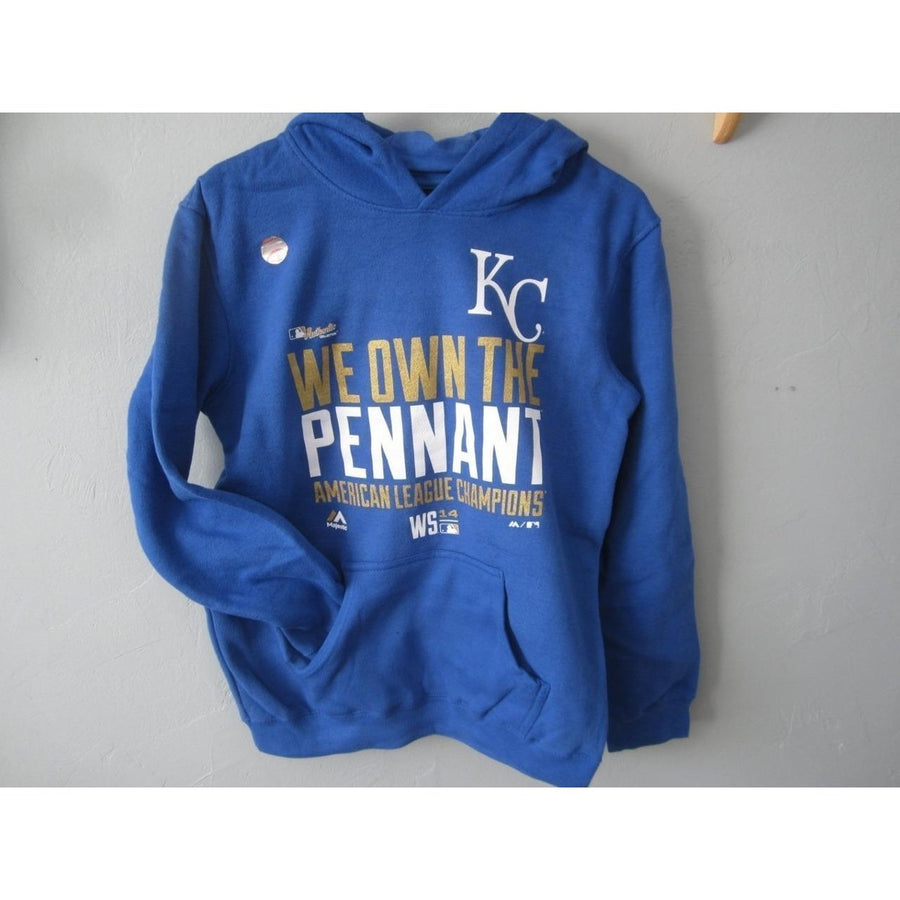 KANSAS CITY ROYALS YOUTH SIZE L LARGE JACKET Image 1