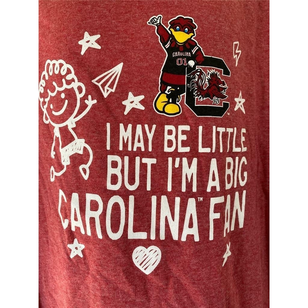 South Carolina Gamecocks Youth Size M Medium Red Shirt Image 3