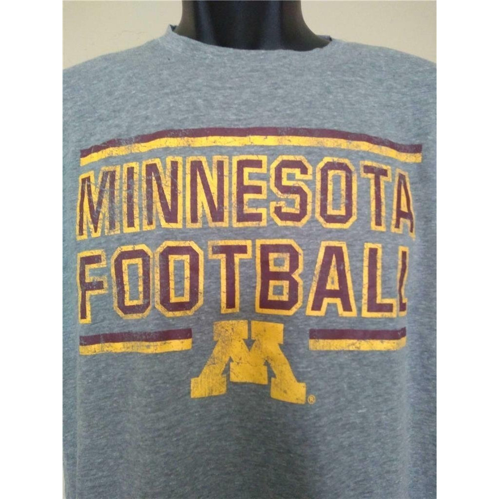 Minnesota Golden Gophers Mens Size M Medium Gray J. America Shirt Image 2