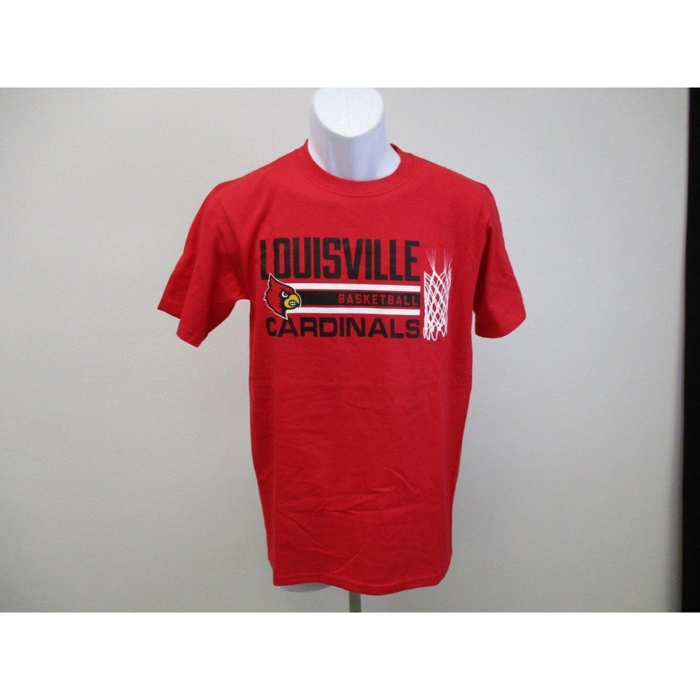 Louisville Cardinals Mens Size S Small Red Shirt Image 2