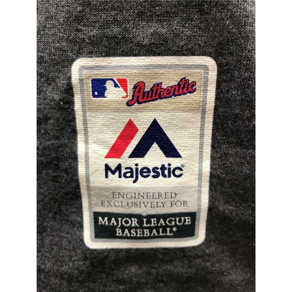 Oakland As Athletics Mens Size S Small Grey Majestic Shirt Image 3