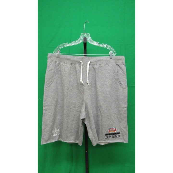 San Antonio Spurs Mens Size 2XL Gray Adidas Terry Shorts 40 Image 1