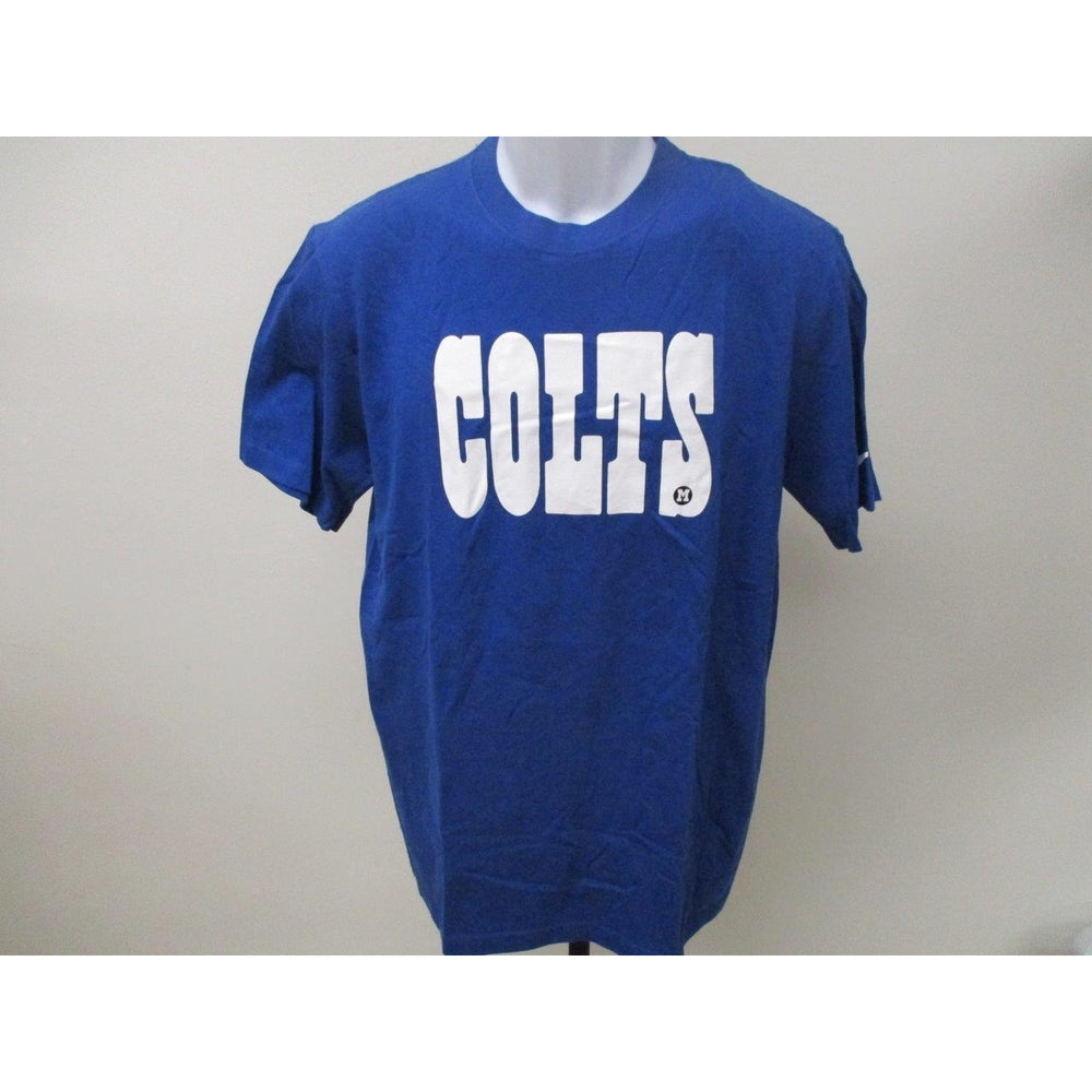 Indianapolis Colts Mens Size M Medium Blue Nike Shirt MSRP 34 Image 2