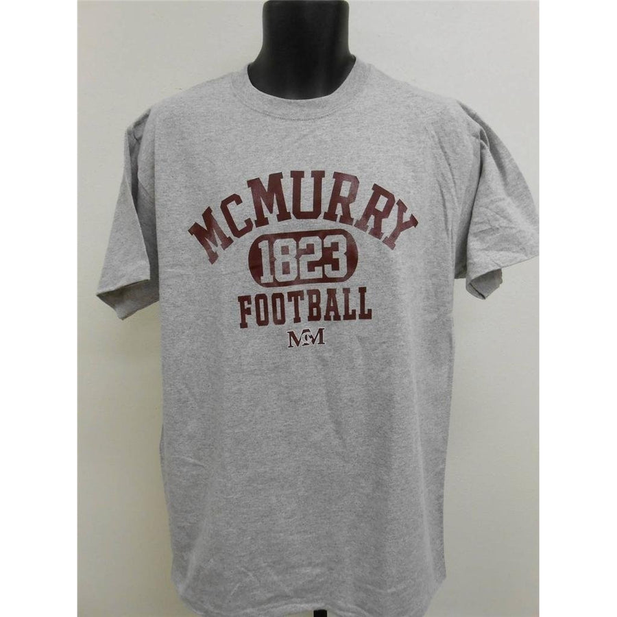 1823 MCMURRAY FOOTBALL WAR HAWKS MENS M MEDIUM J. America T-Shirt 27CY Image 1