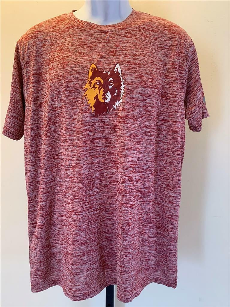 Northern State Wolves Mens Size L Large Red Russell Athletic Shirt Image 1