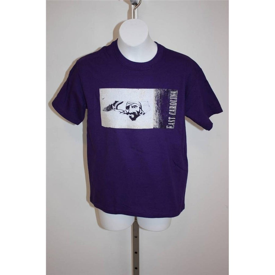 EAST CAROLINA UNIVERSITY ECU PIRATES YOUTH LARGE L Purple T-Shirt Image 1