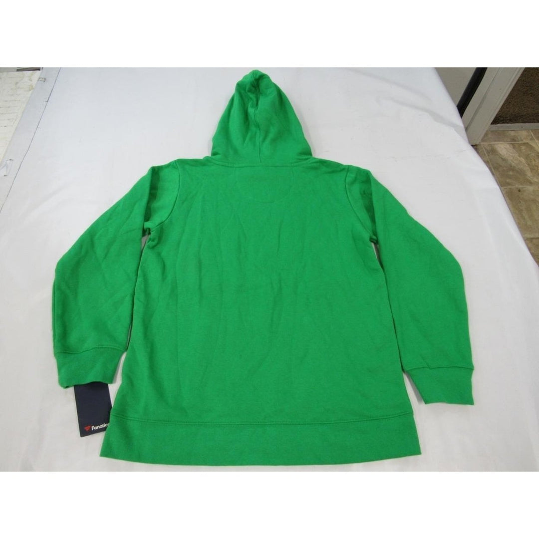 Edmonton Oilers Mens Size L Green Santa Hoodie Image 2