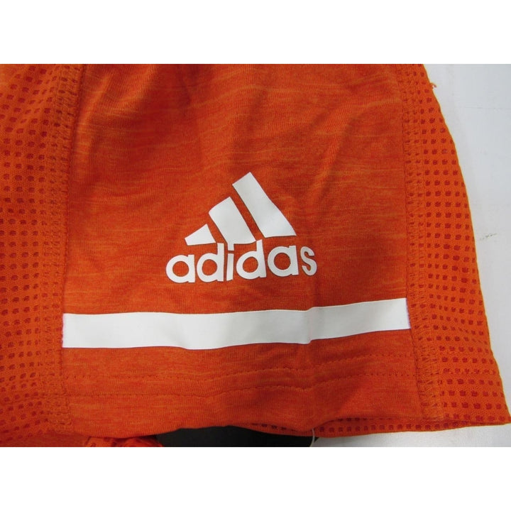 Morgan State Bears Believe Mens Size 2XL Adidas Climalite Orange Shirt 50 Image 4