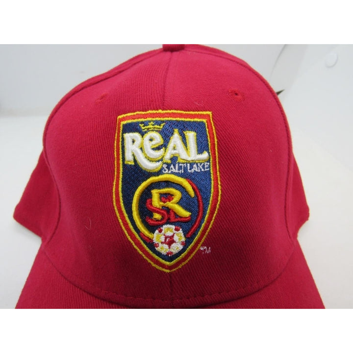 Real Salt Lake RSL Adidas Mens Red Size S/M Hat 28 Image 2