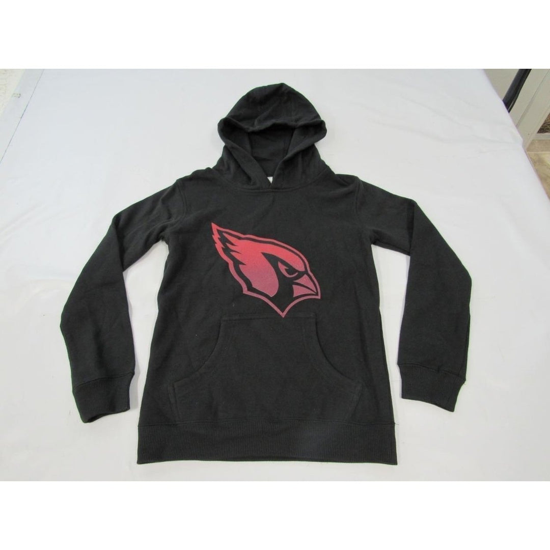 Arizona Cardinals Youth Size S Small (8) Black Hoodie Image 1