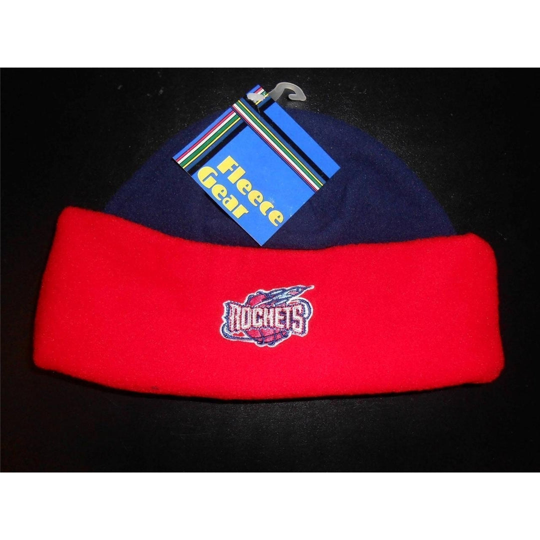 Houston Rockets Adult Mens Unisex Size OSFA Cuffed Fleece Beanie Cap Hat Image 6