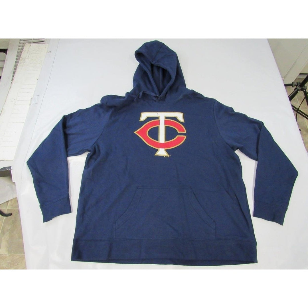 TC Minnesota Twins Mens Size XL XLarge Blue Hoodie Image 1