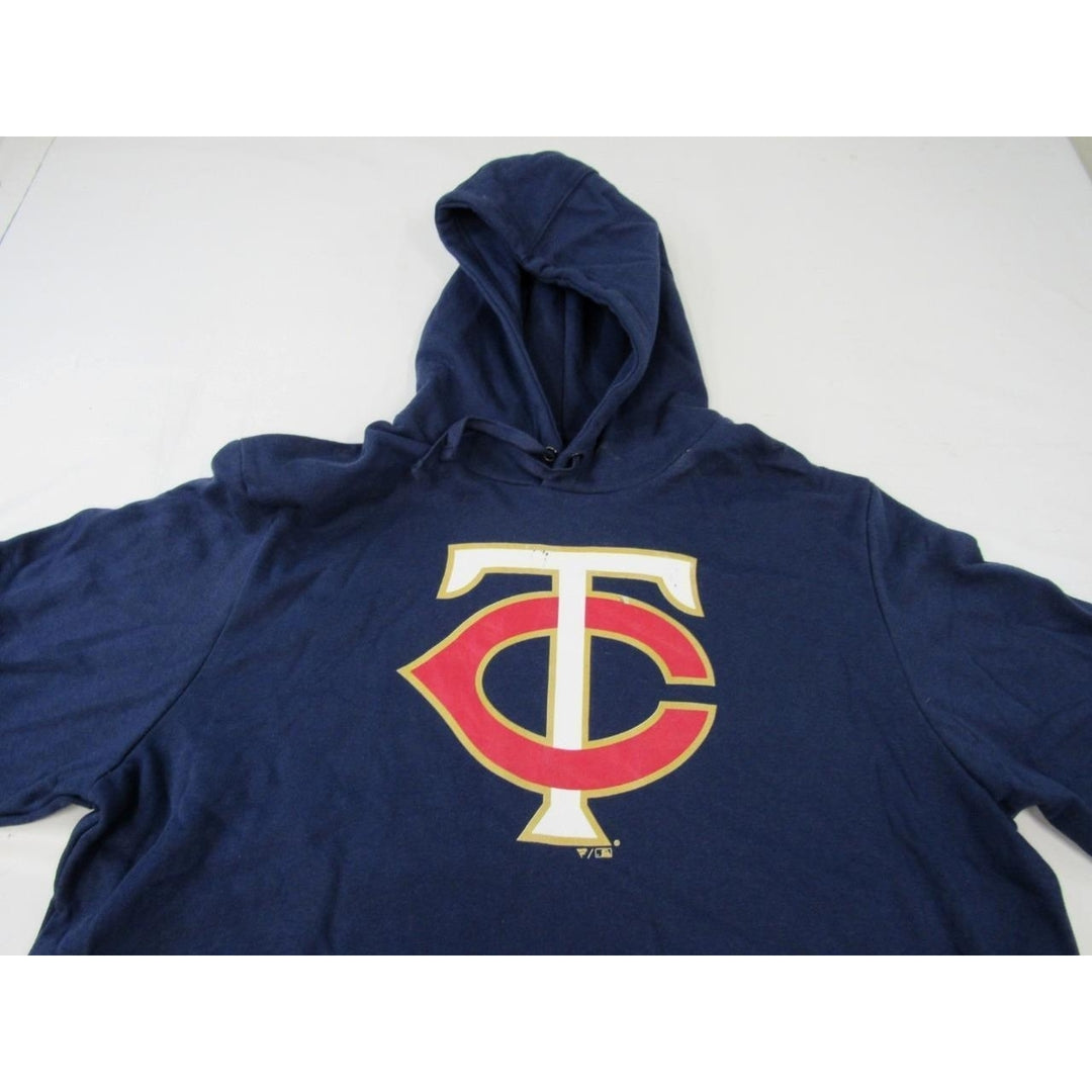 TC Minnesota Twins Mens Size XL XLarge Blue Hoodie Image 2