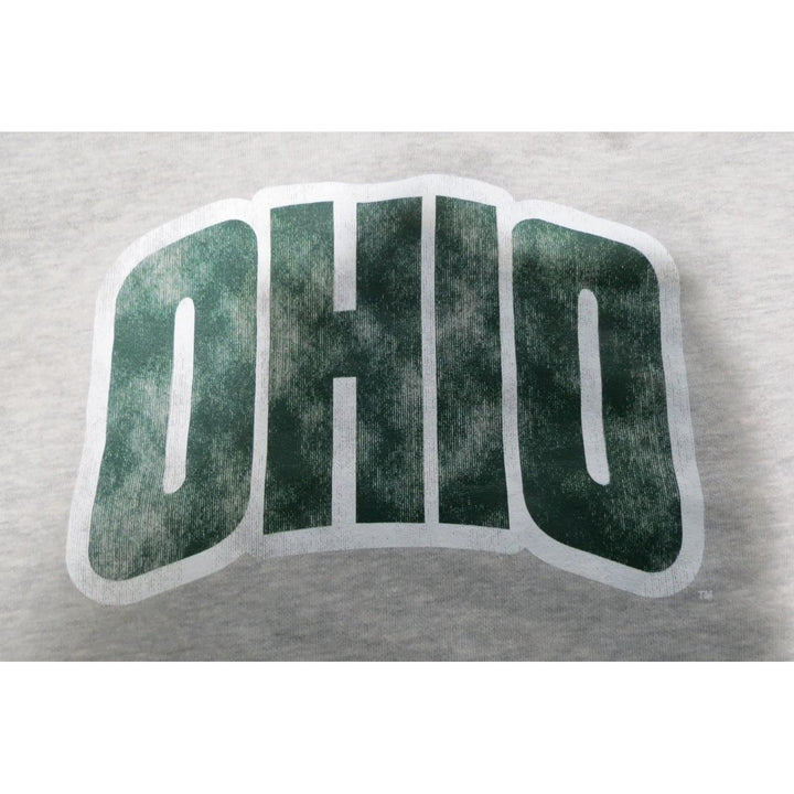 Ohio Bobcats Mens Size 2XL 2XLarge Heathered Gray Hoodie Image 3