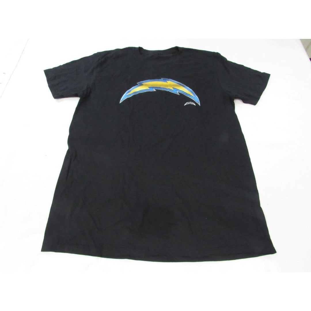 Los Angeles Chargers Mens Size L Large Black Shirt Image 1