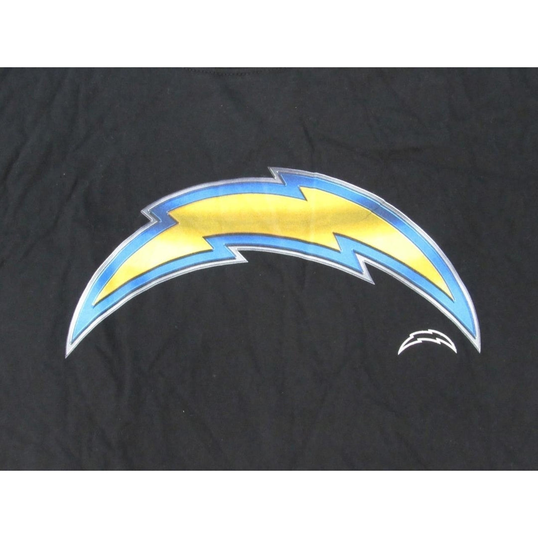 Los Angeles Chargers Mens Size L Large Black Shirt Image 3