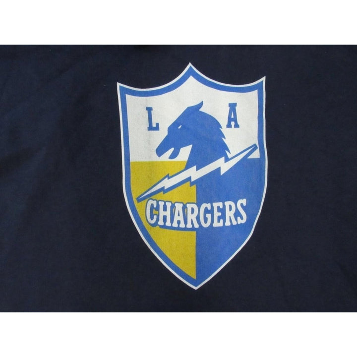 Los Angeles Chargers Mens Size 2XL 2XLarge Dark Blue Hoodie Image 3