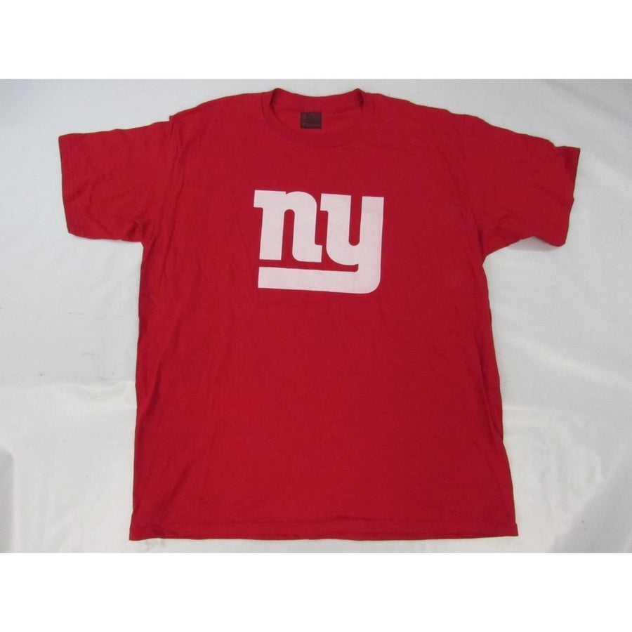 York Giants NY Mens Size XL XLarge Red Shirt Image 1