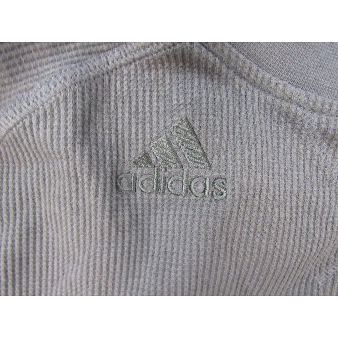 York Knicks Mens Size 3XL-Tall Gray Adidas Long Sleeve Shirt Image 4