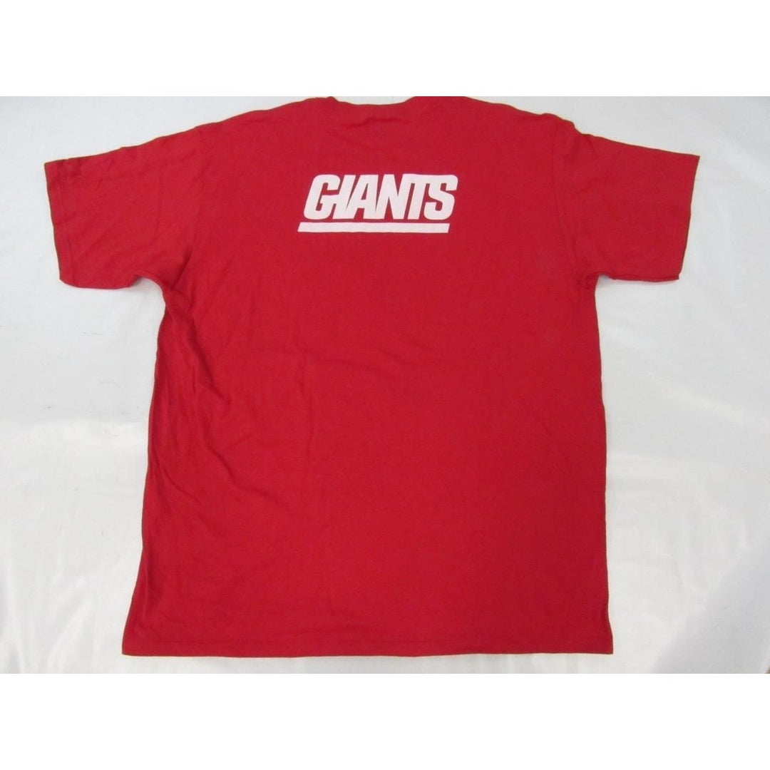 York Giants NY Mens Size XL XLarge Red Shirt Image 2