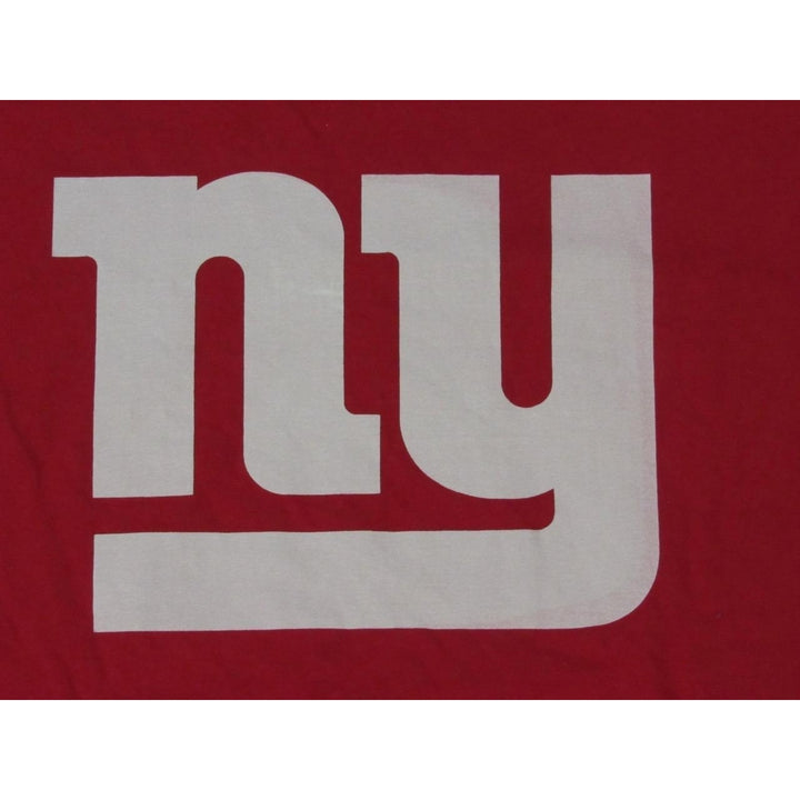 York Giants NY Mens Size XL XLarge Red Shirt Image 3