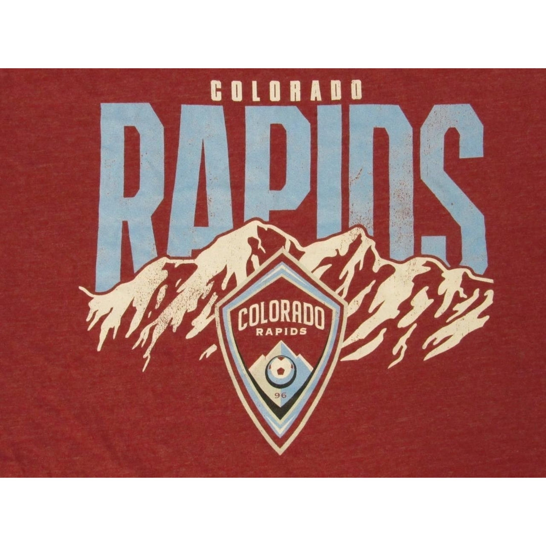 Colorado Rapids Mens Size M Medium Red Shirt Image 3