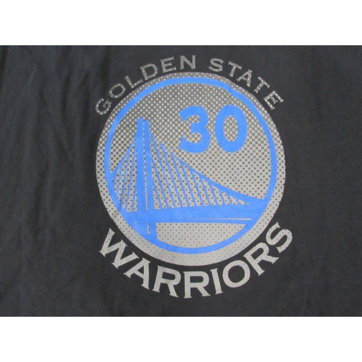 Golden State Warriors 30 Stephen Curry Mens Size 2XL Black Adidas Shirt Image 3