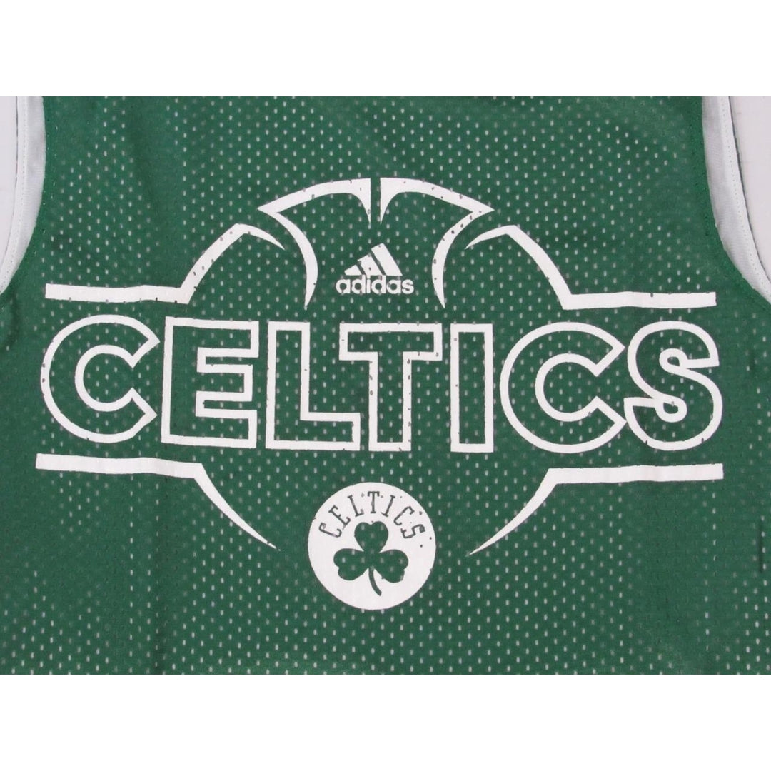 Boston Celtics Mens Size S Small Adidas Green Practice Jersey Image 3