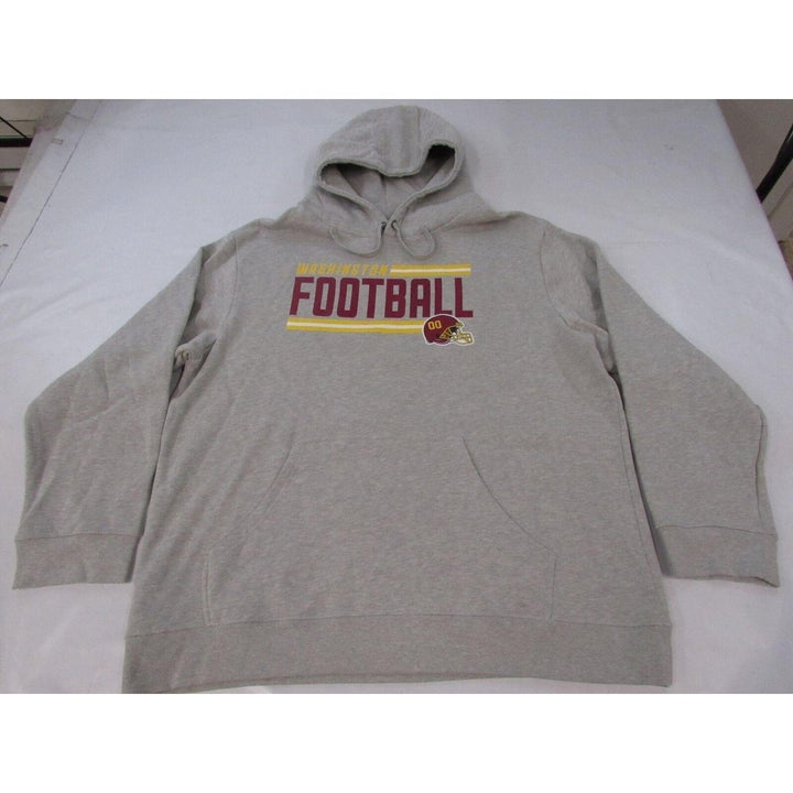 Washington Commanders Football Mens Size XLB XLarge-Big Gray Hoodie Image 1