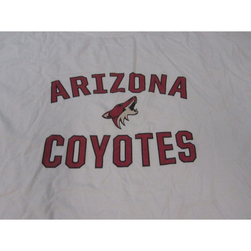 Arizona Coyotes Mens Size 4XL-Tall White Cotton Shirt Image 2