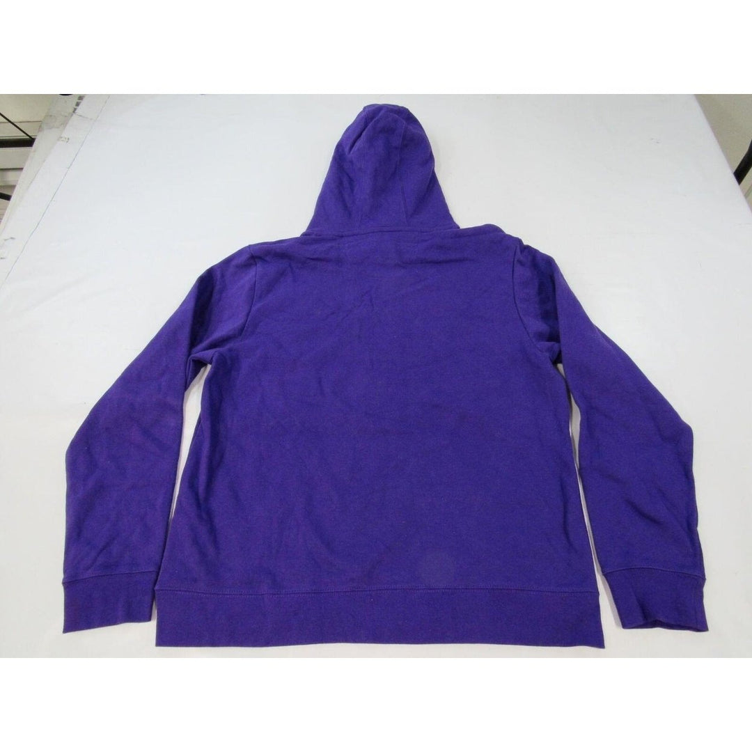 LSU Tigers Football Mens Size L Large Purple Hoodie Image 2