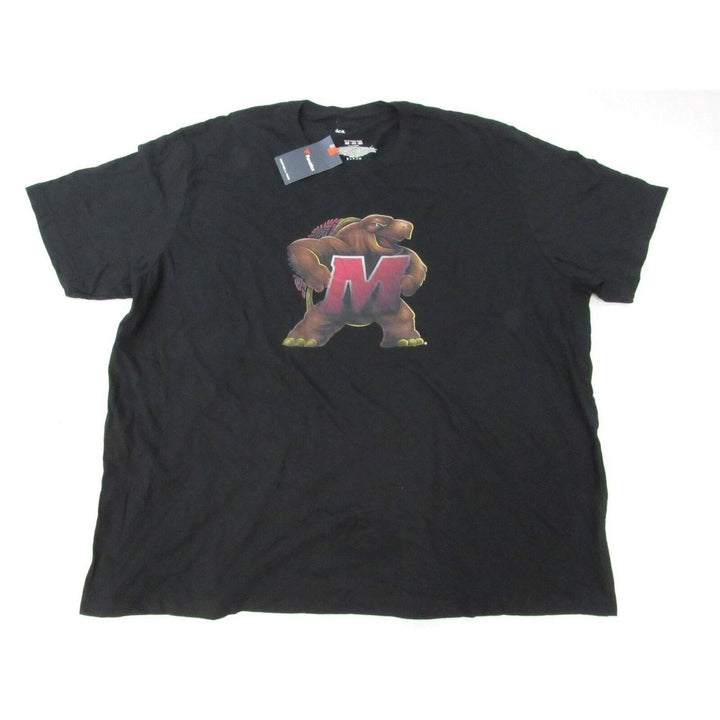 University of Maryland Terrapins Mens Size 3XL-Big 3XLarge-Big Black Shirt Image 1