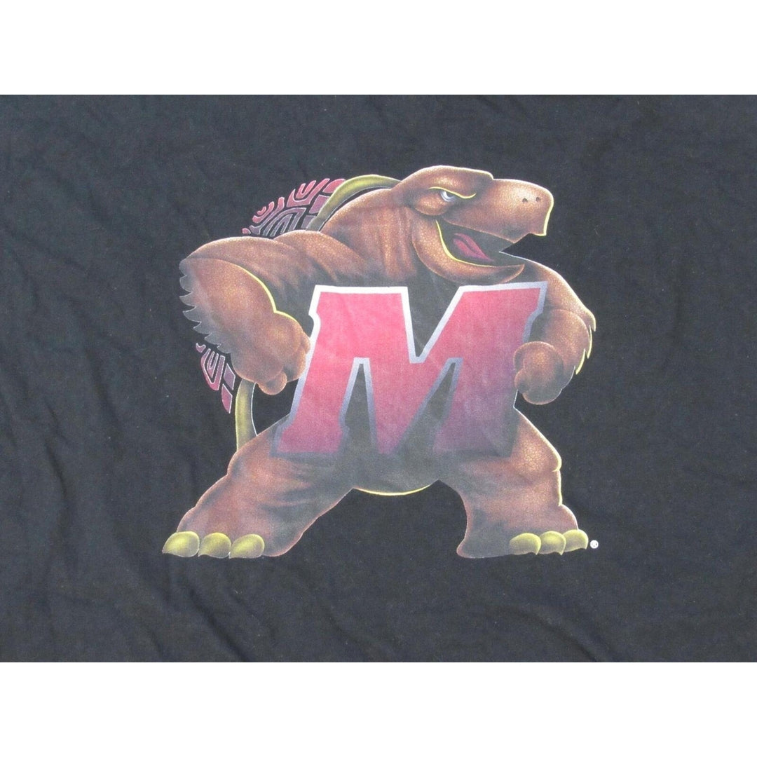 University of Maryland Terrapins Mens Size 3XL-Big 3XLarge-Big Black Shirt Image 3