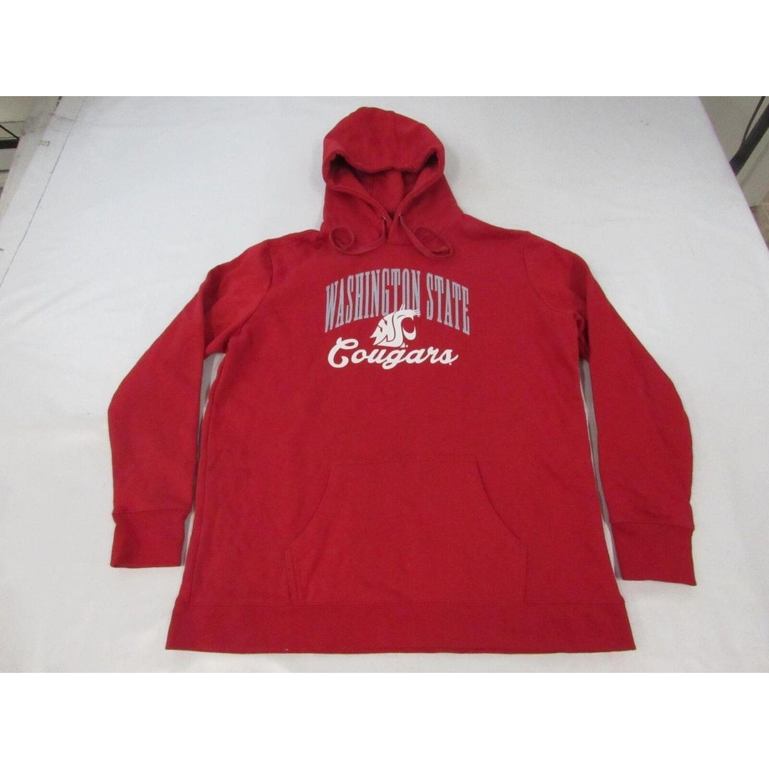 Washington State Cougars Mens Size M Medium Red Hoodie Image 1