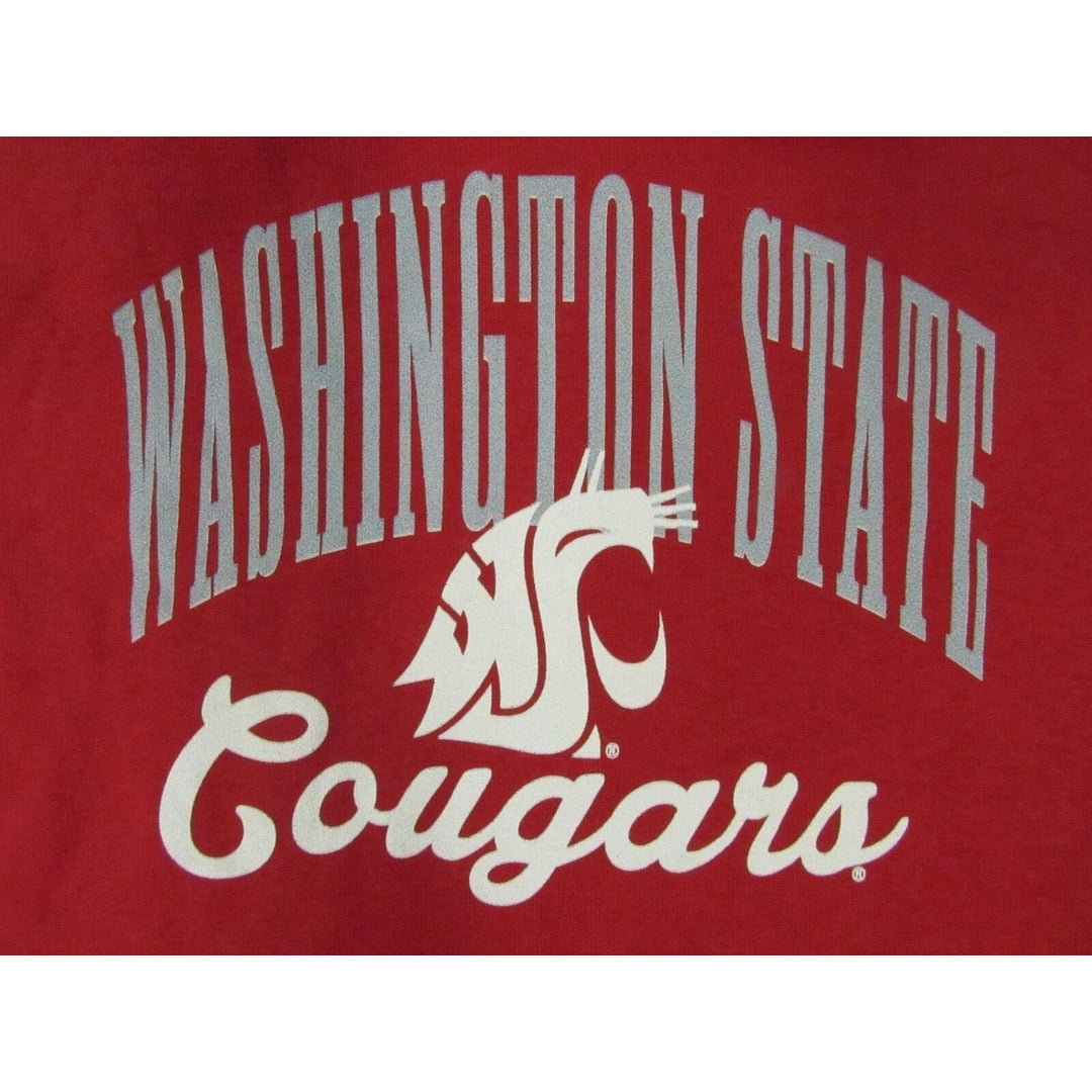 Washington State Cougars Mens Size M Medium Red Hoodie Image 3