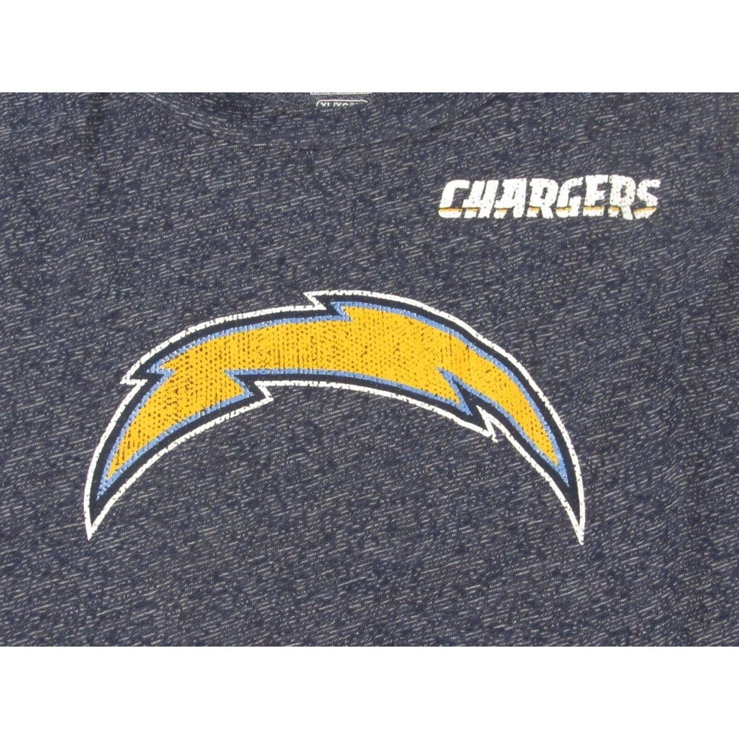 Los Angeles Chargers Mens Size XL Heather Blue Majestic Shirt Image 3