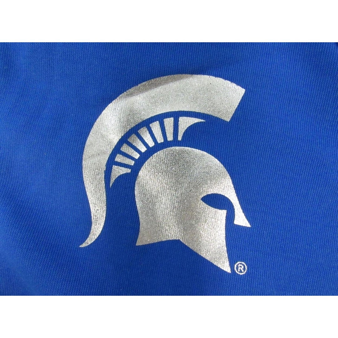 Michigan State Spartans Womens Size M Blue Full-Zip Jacket Hoodie Image 3