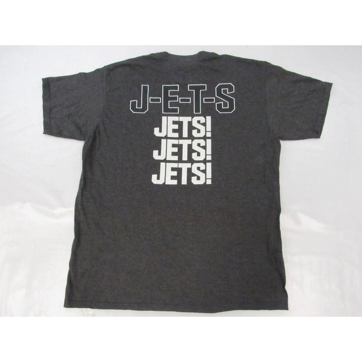 York Jets J-E-T-S Mens Size L Large Dark Gray Shirt Image 2