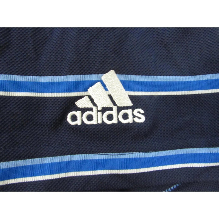 York Knicks Mens Size L Large Climacool Adidas Blue 3-Button Polo Shirt Image 4