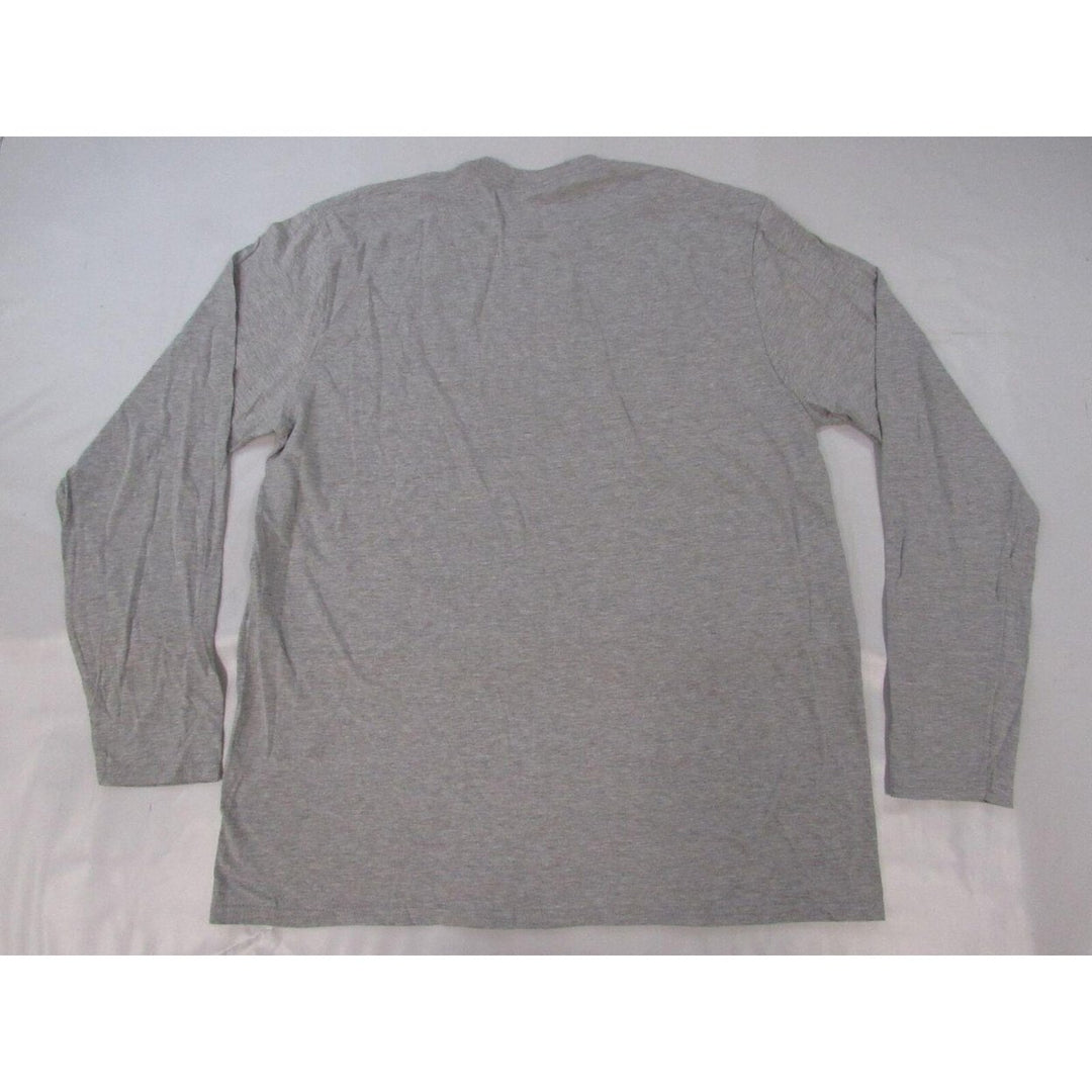 York Jets Mens Size XL XLarge Gray Long Sleeve Shirt Image 2