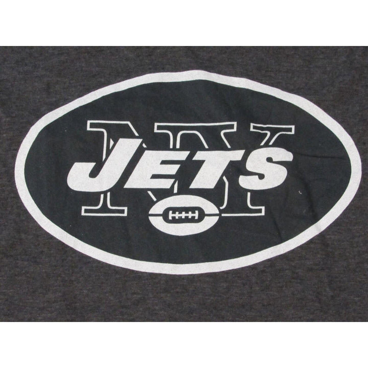 York Jets J-E-T-S Mens Size L Large Dark Gray Shirt Image 3