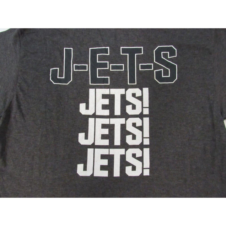 York Jets J-E-T-S Mens Size L Large Dark Gray Shirt Image 4