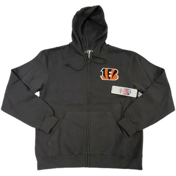 Cincinnati Bengals Womens Size M Medium Gray Full-Zip Jacket Image 1