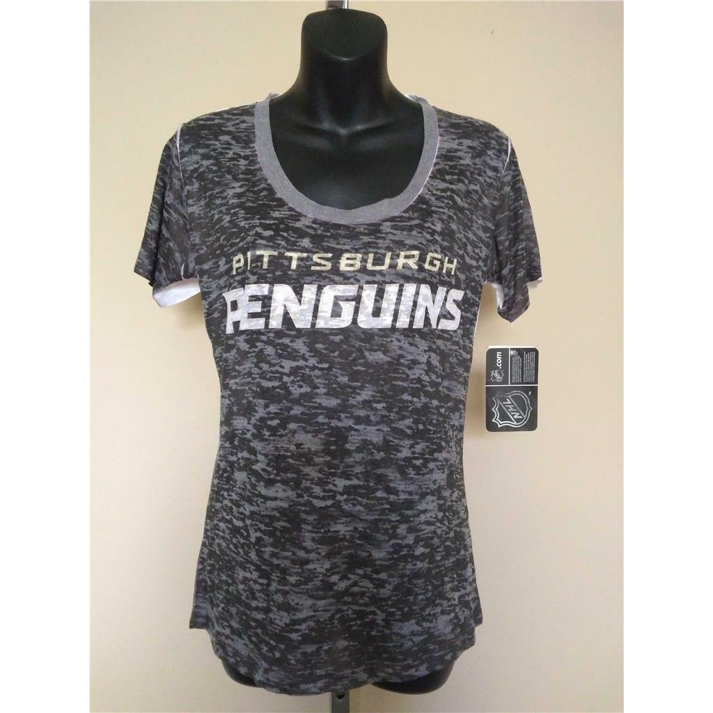 Pittsburgh Penguins Womens Size S Small Touch By Alyssa Milano Sheer Shirt Image 1