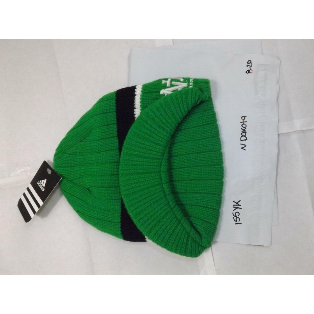 North Dakota Fighting Hawks Youth Size 8-20 OSFA Adidas Knit Beanie w/Brim Image 4