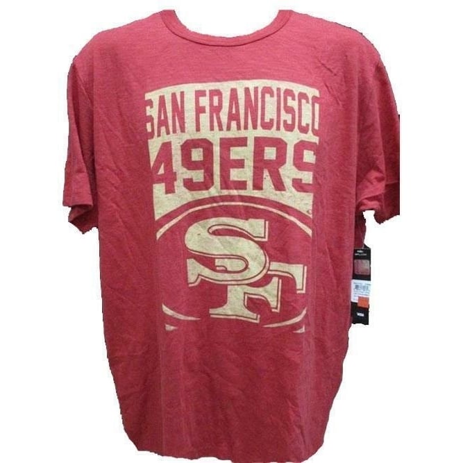 San Francisco 49ers Adult Mens Size M Medium Red Shirt MSRP 38 Image 1