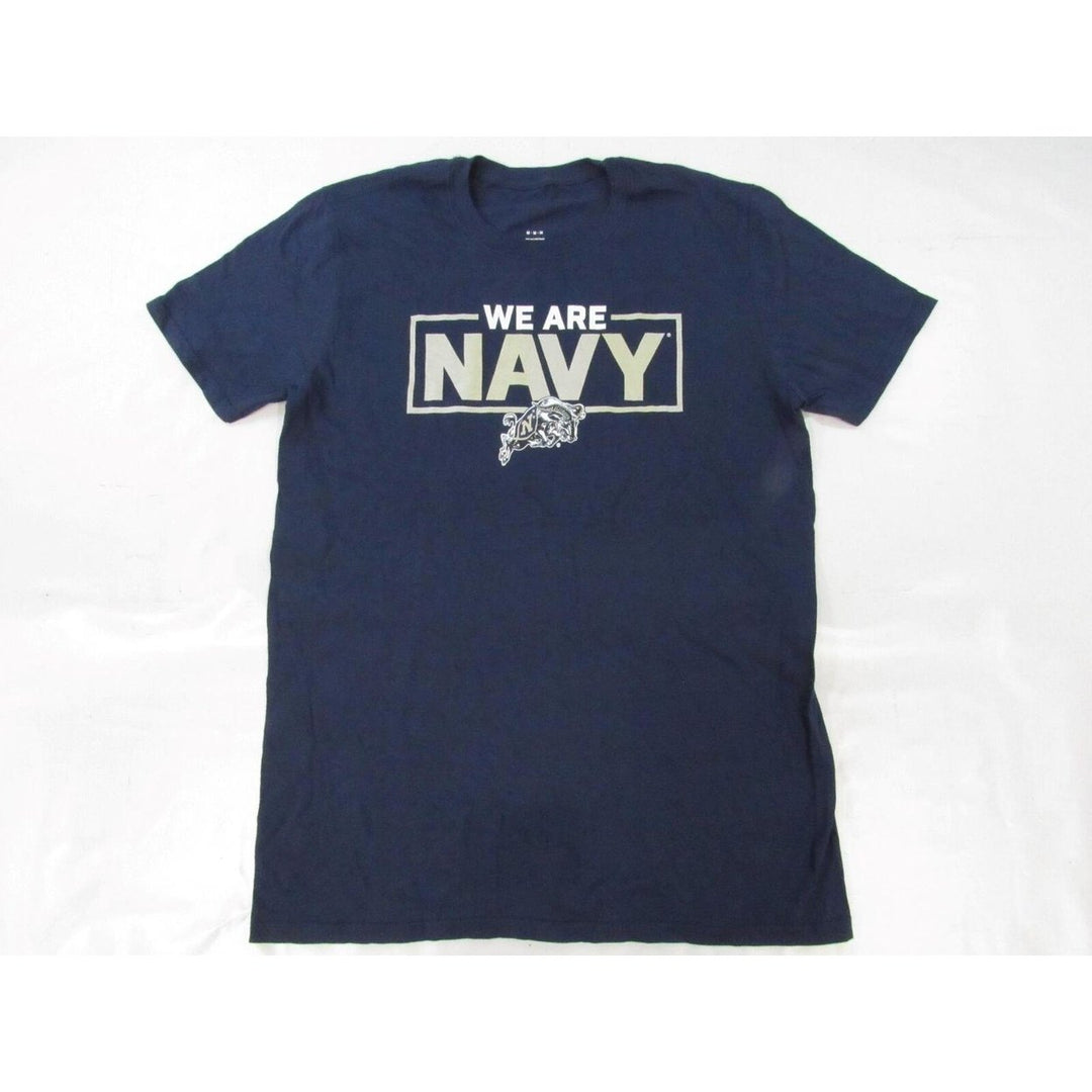 Navy Midshipmen We Are Navy Mens Size M Medium Navy Blue Shirt Image 1